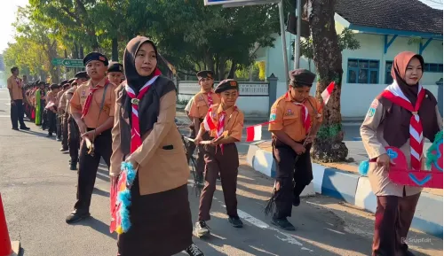 Arak-Arakan Jaranan Bongkok Warnai "Ayo Berkemah 2026" SD Negeri Baleharjo, Uniknya Akulturasi Budaya dan Tradisi Pramuka
